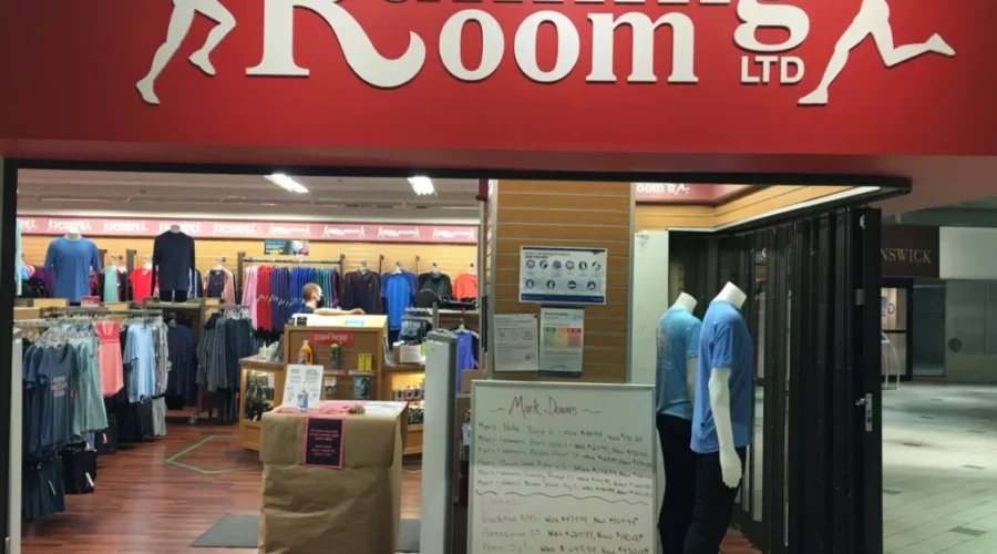 Uptown Saint John Running Room Closing