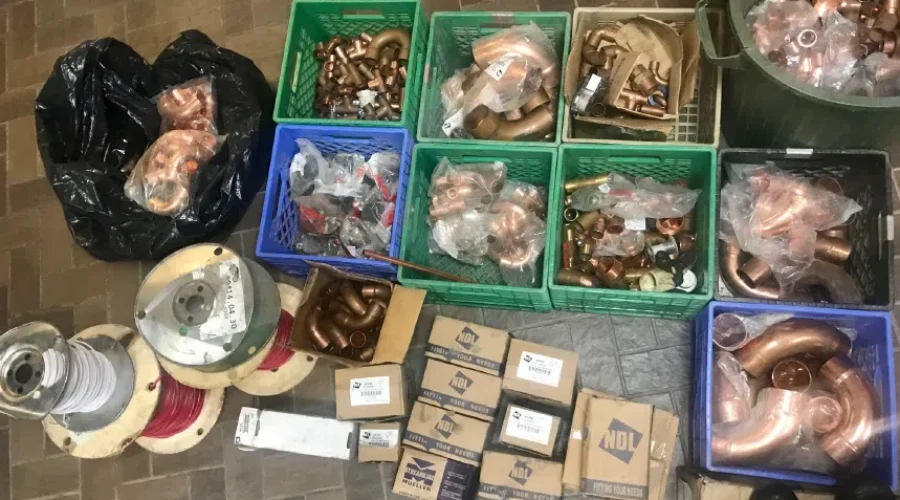 Man Arrested After Stolen Copper Recovered