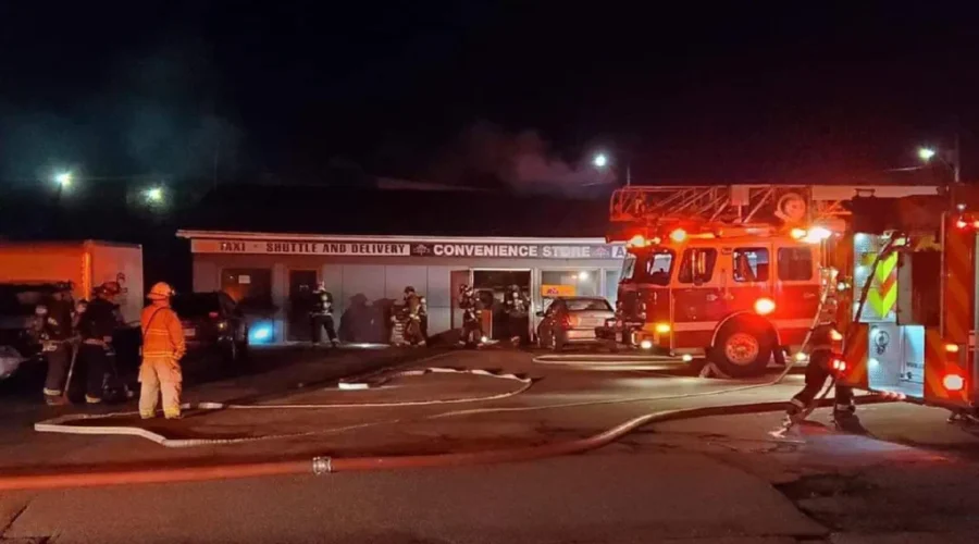 Fire Damages North End Business