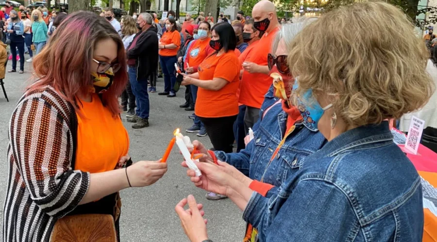 Vigil For 215 Indigenous Children At King’s Square
