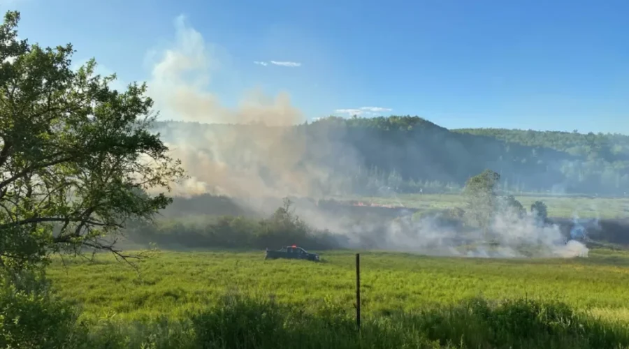 UPDATED: Crews Continue To Monitor Clarendon Fire