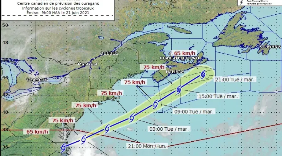 Claudette Will Not Impact New Brunswick
