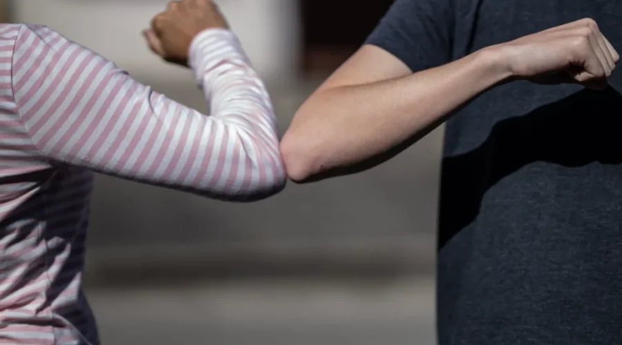 I beg you no more Elbow Bumps