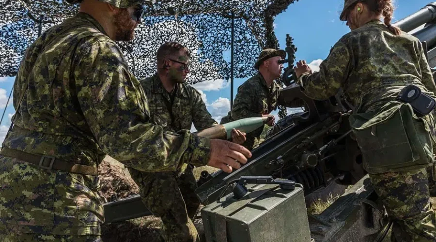 Army Reserve Training In The Sussex Area