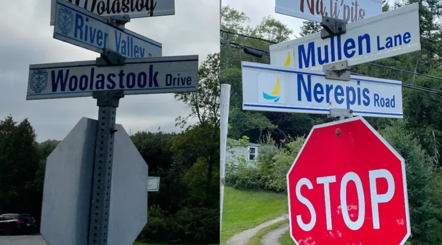 Town Adds Indigenous Names To Street Signs