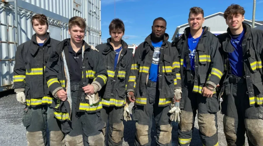Sea Dogs Train With City Firefighters