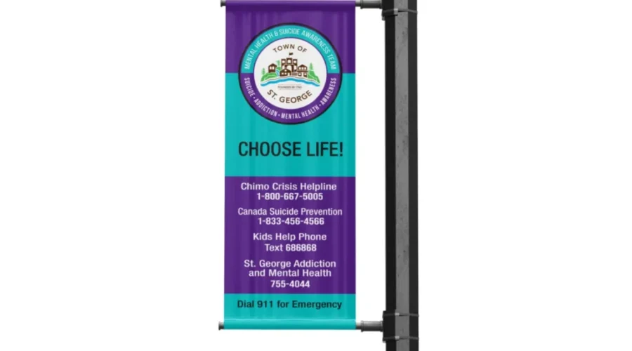St. George Displays Suicide Awareness Banners