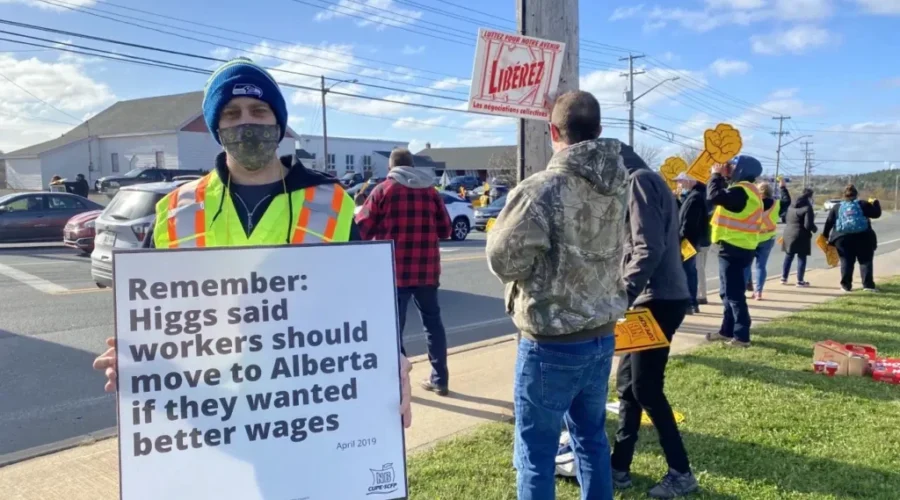 CUPE Pickets Set Up In Saint John