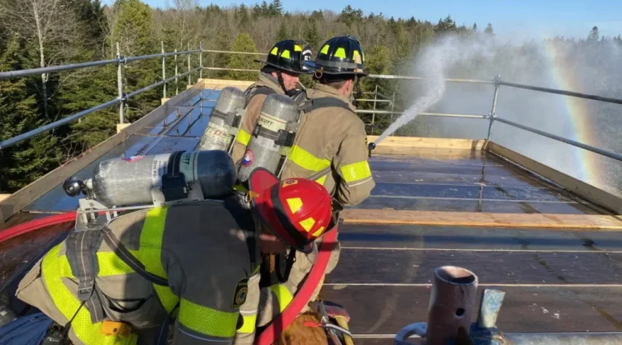 KV Firefighters Train For Multi-Storey Building Fires