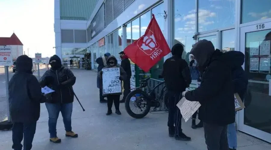 Group Protests ‘Predatory’ Payday Lenders