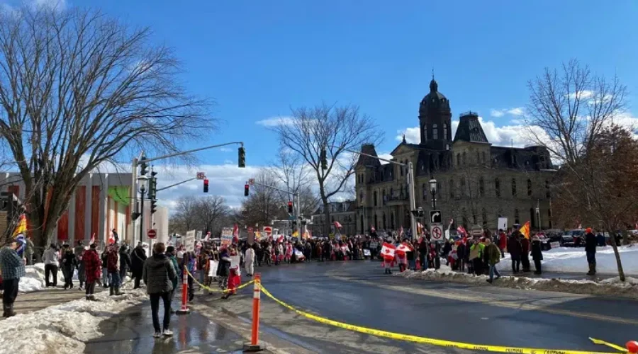 UPDATE: Protesters Converge on N.B. Legislature