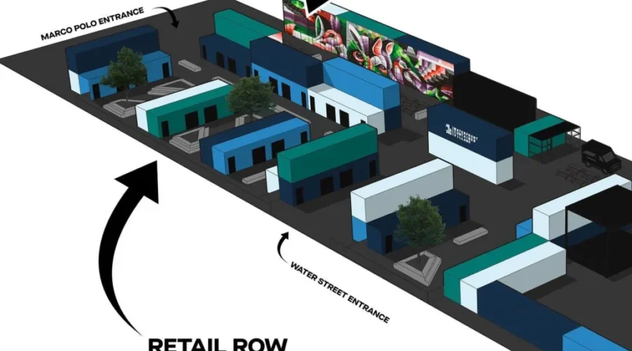 Area 506 Moves First Haul Of Shipping Containers For Permanent Site