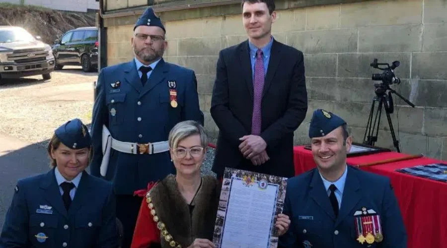 Freedom Of The City Awarded To Training Squadron
