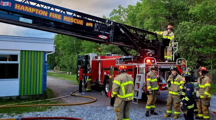 Fire At Hampton Elementary Quickly Extinguished