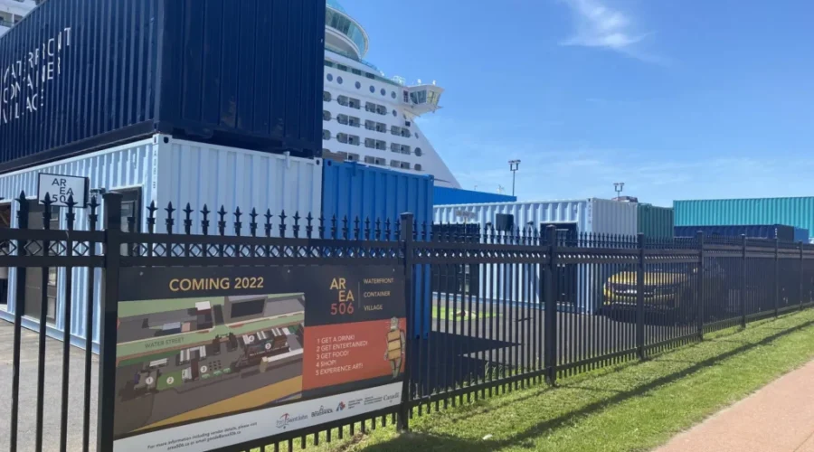 Waterfront Container Village Opens Wednesday