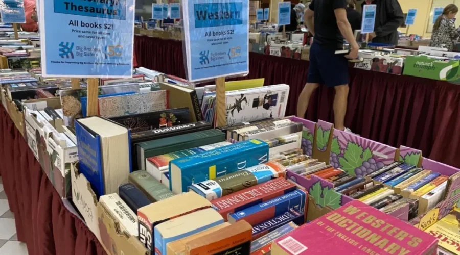 Book Sale Returns To Larger Space