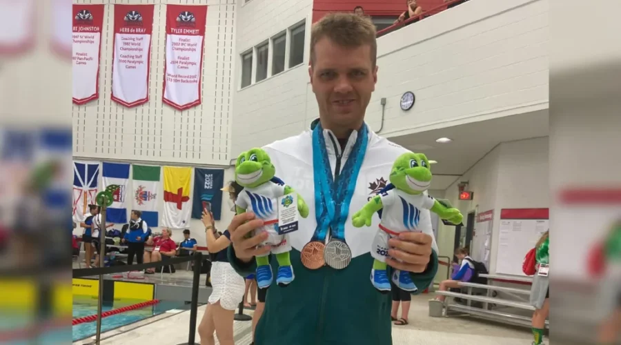 Two More Medals For Para Swimmer Jesse Canney