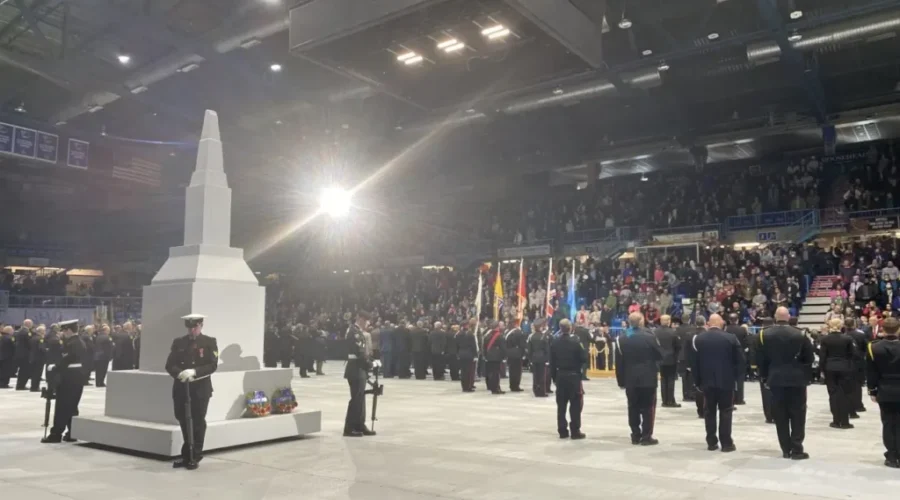 Remembrance Day Service Returns To TD Station