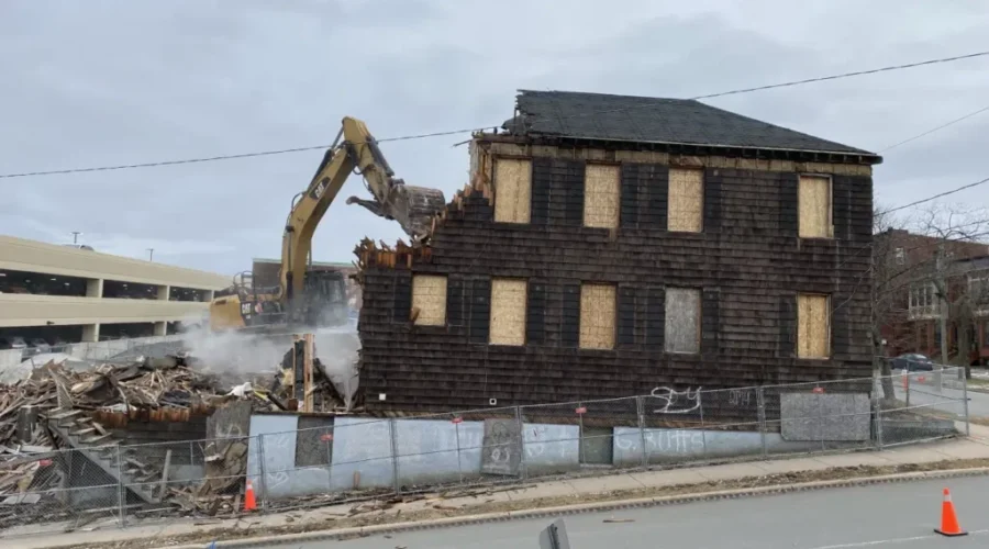 Historic ‘Brown House’ Demolished In Uptown Saint John