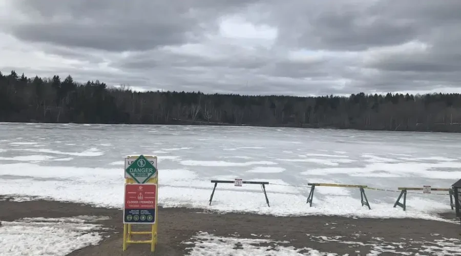 No skating on Lily Lake this year