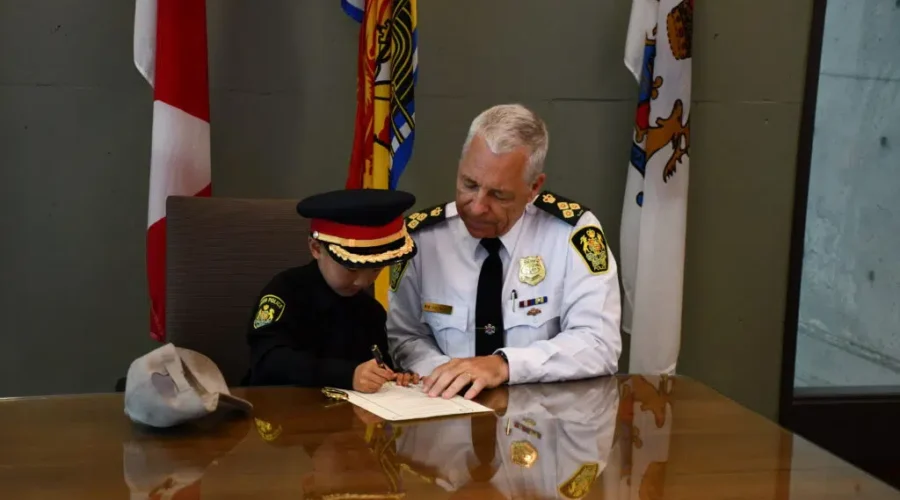 Saint John police launch ‘Chief for a Day’ contest