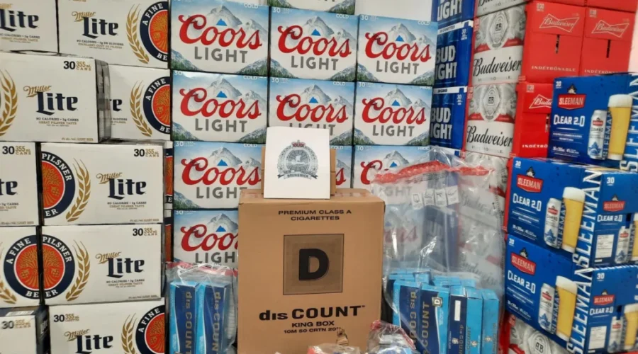 3 men arrested after officers seize illegal cigarettes, beer