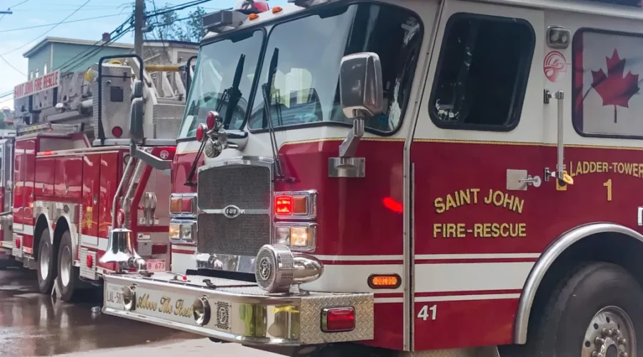 Fire damages Saint John building