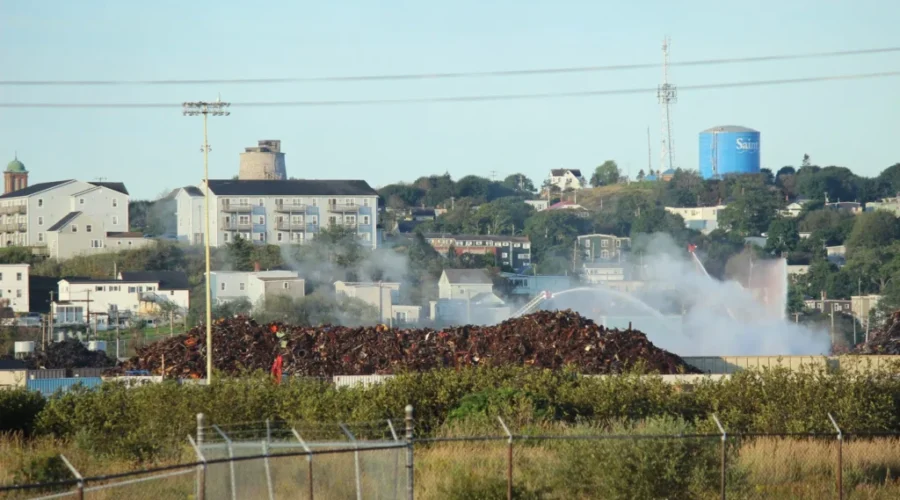 UPDATED: AIM Recycling fire extinguished, say port officials