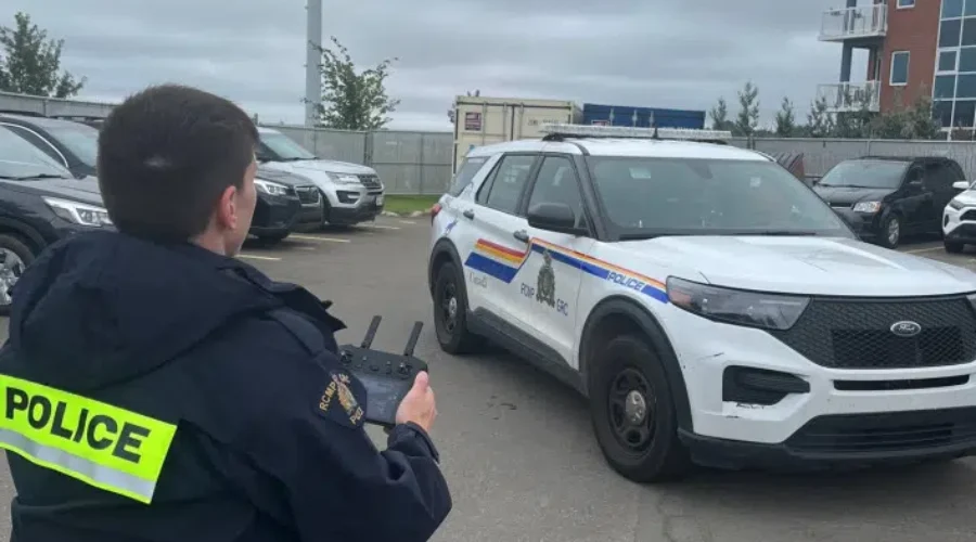 Lost woman quickly located by RCMP using drone technology
