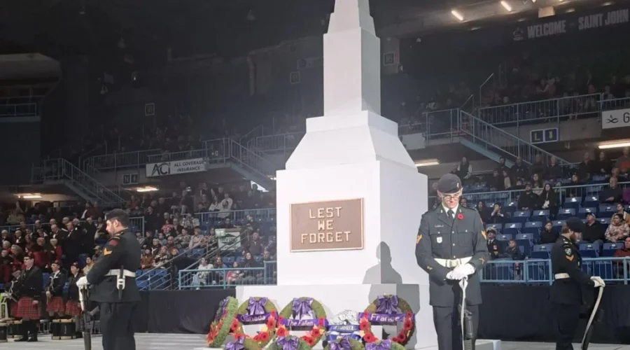 2023 Remembrance Day ceremony in Saint John