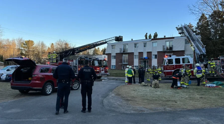 Rothesay apartment building damaged in fire