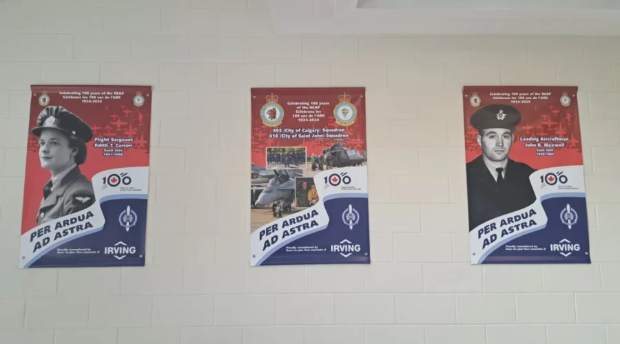 N.B. Air Force veterans honoured with banners