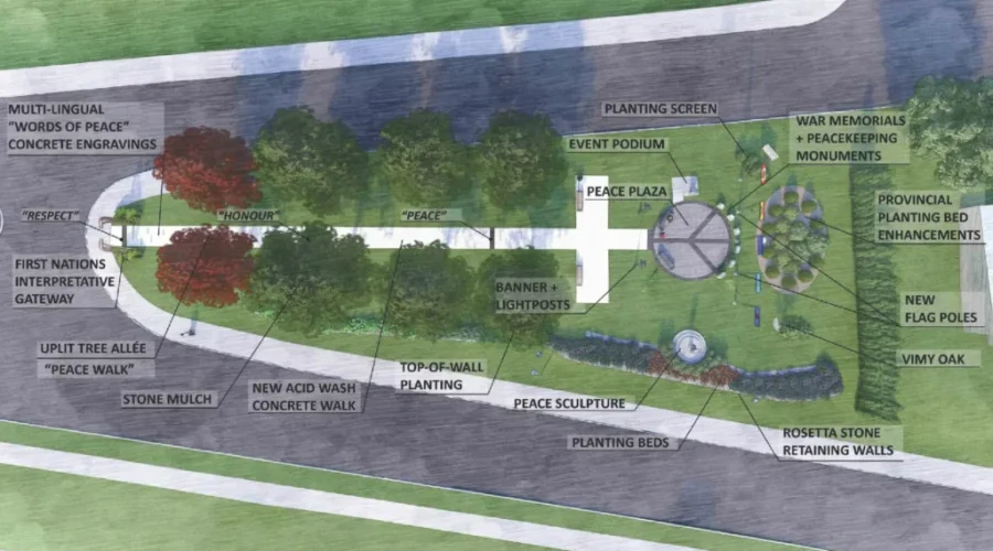 5 new memorial monuments at Grand Bay-Westfield park