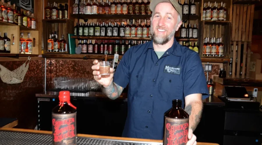 Moonshine Creek celebrates five years of Chicken Bones Liqueur