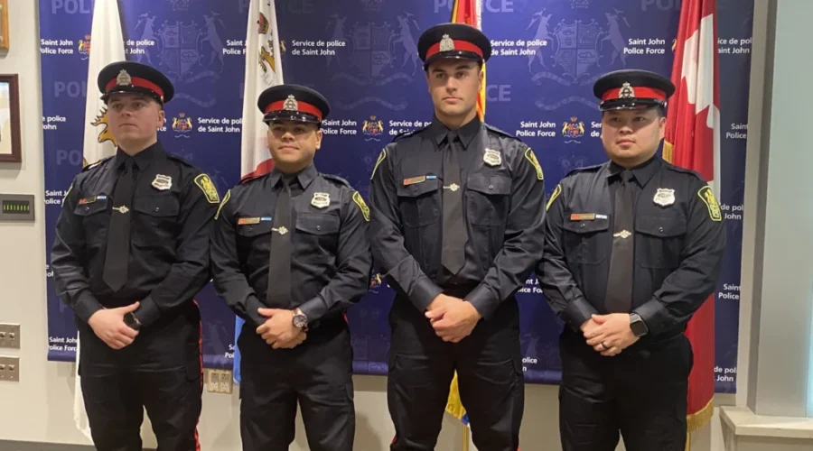 Saint John police welcome 4 new constables