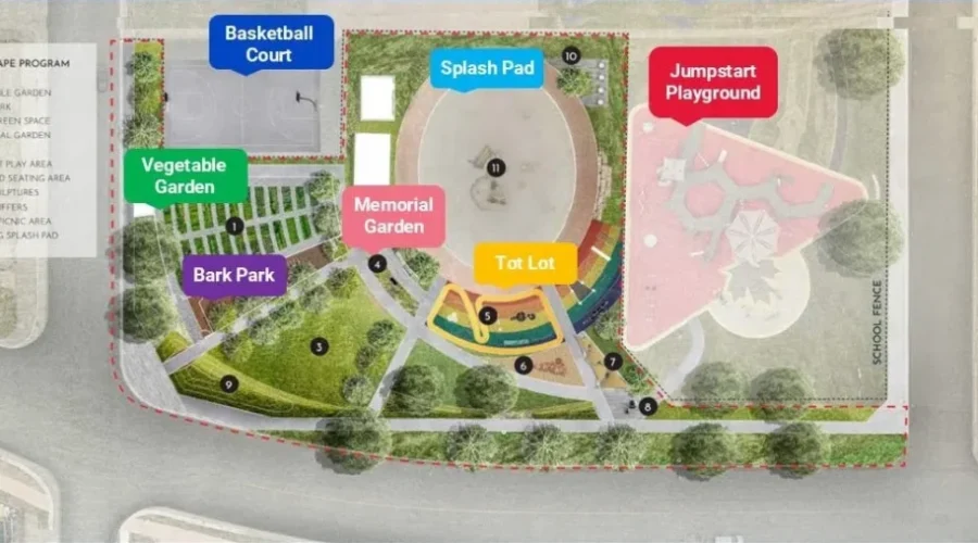 Tree cutting in Saint John’s Rainbow Park for new school