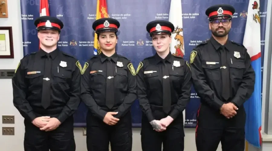 Saint John police welcome 4 new officers