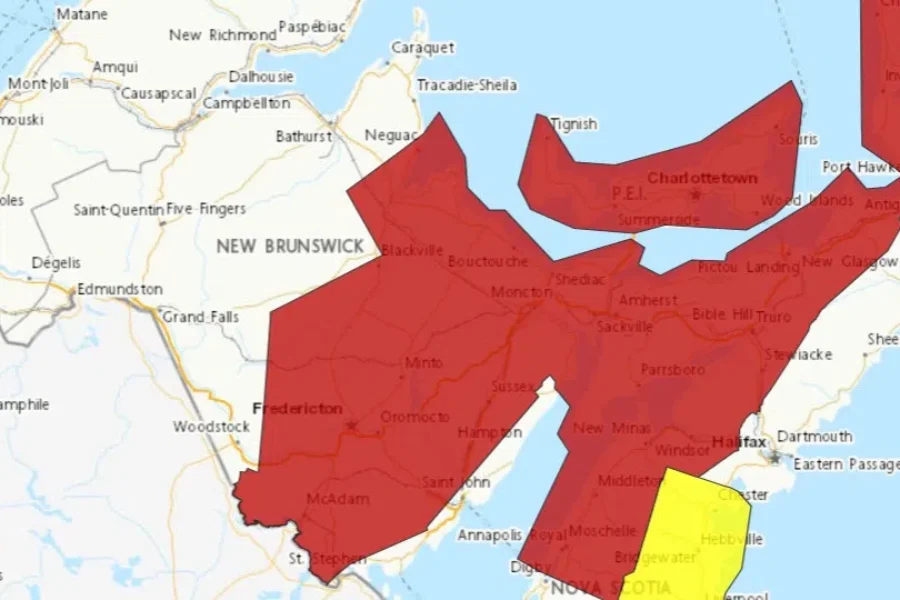 Heat warnings issued for parts of N.B.