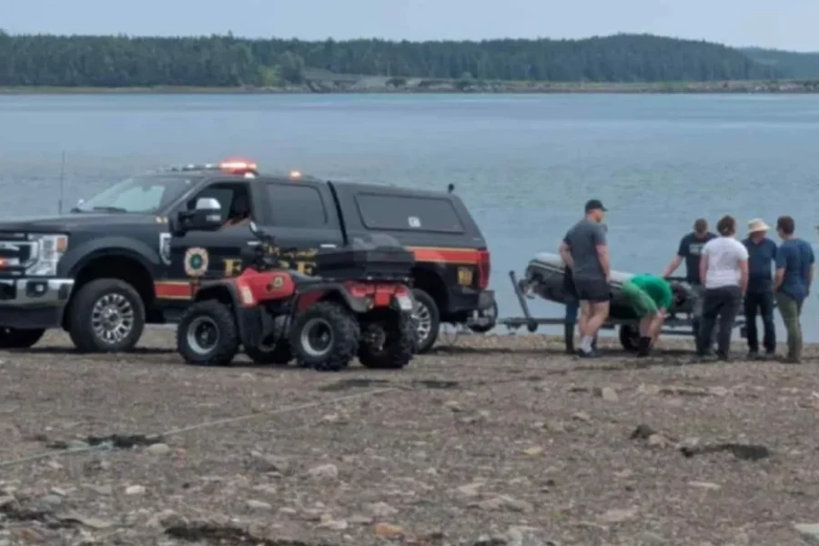 Water rescue at Lepreau Basin