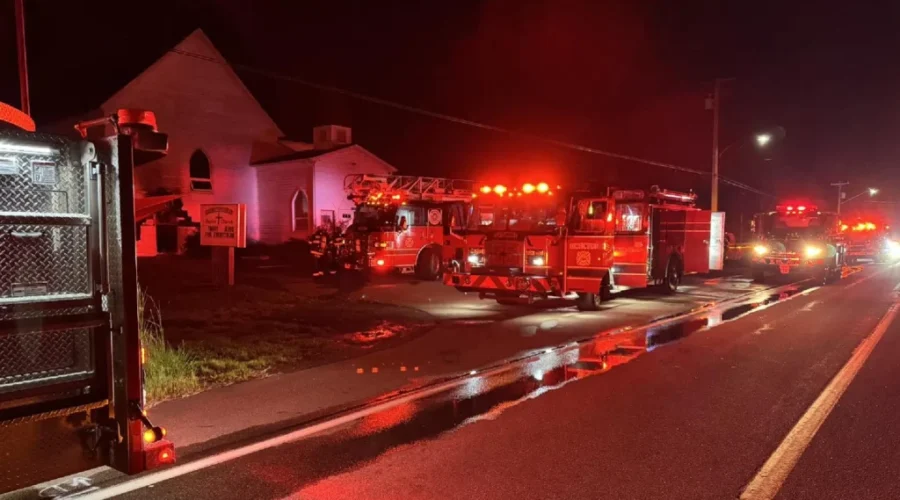 Fire damages century-old church in Moncton
