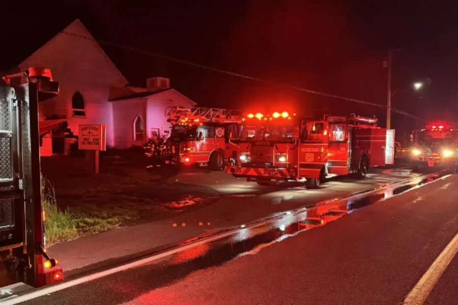 Fire damages century-old church in Moncton