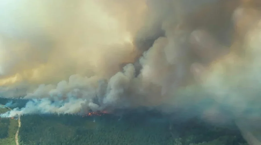 UPDATED: Evacuations possible due to wildfire near Moncton