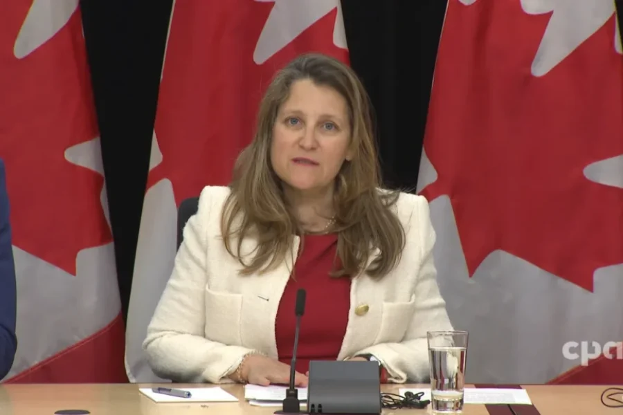 Chrystia Freeland stepping down from Carney’s cabinet, not reoffering