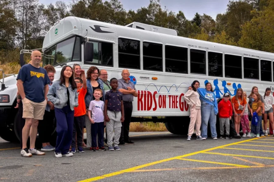 New Kids on the Go Bus unveiled for PALS 25th anniversary