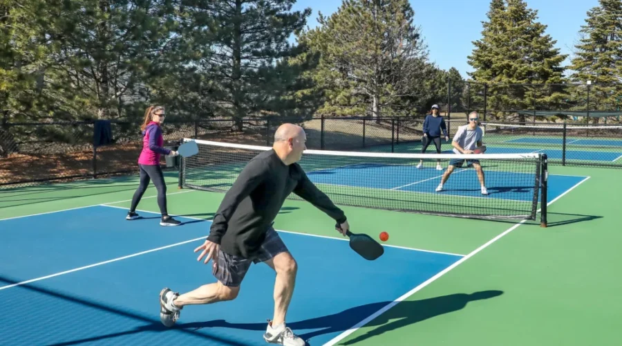 Three pickleball courts available at Shamrock Park
