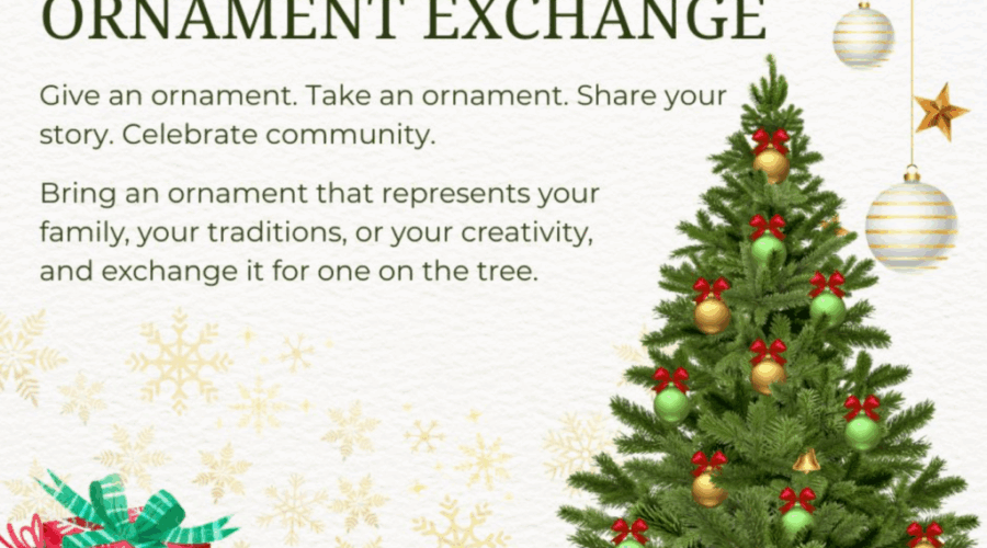 Mayor’s Tree Ornament Exchange at Uptown Sparkles