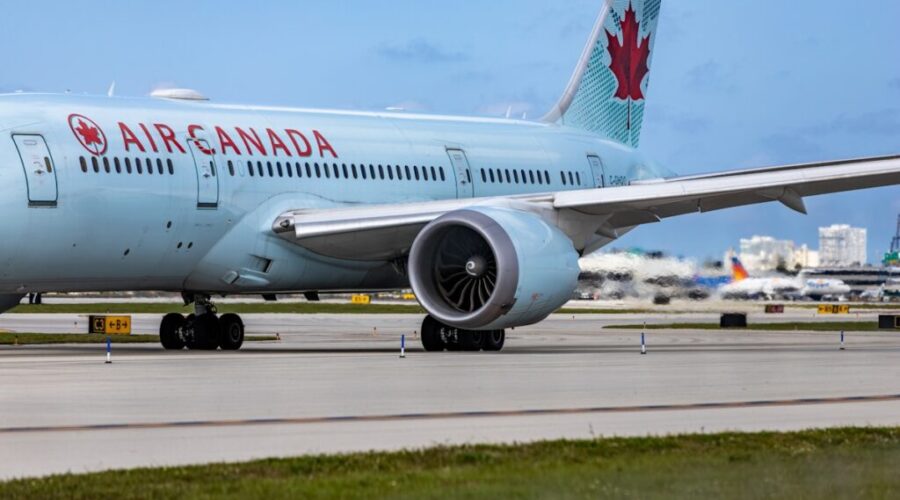Air Canada crew member trapped below as plane prepares for takeoff