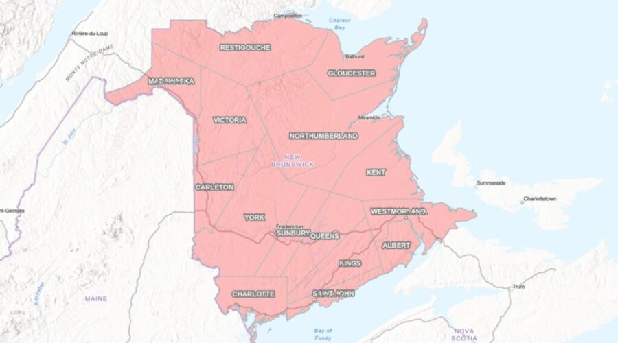 Burn ban across New Brunswick